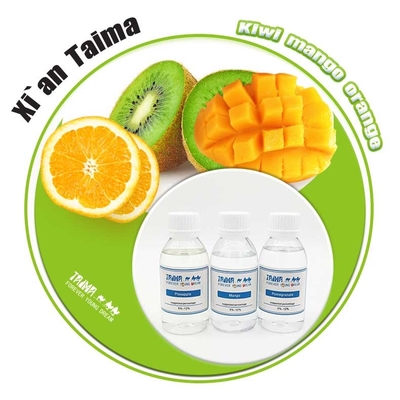 Hoog Sterk Kiwi Mango Sinaasappel Gearomatiseerd Vloeibaar Concentraat ISO Gecertificeerd en Lange Houdbaarheid voor E-juice E-liquid