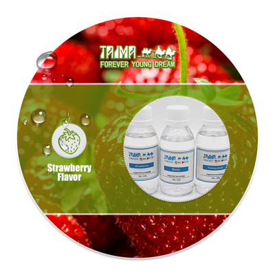 Heldere Freebase Nicotine Type Aardbei Smaak Concentraten Voor Premium E-Liquids