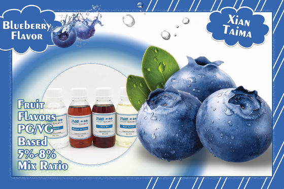 125 ml/500 ml/1L/2L/5L Fles Volume E-Liquid Aroma met 5%-12% gemengde verhouding en CAS 58543-16-1 voor vape juice concentrat
