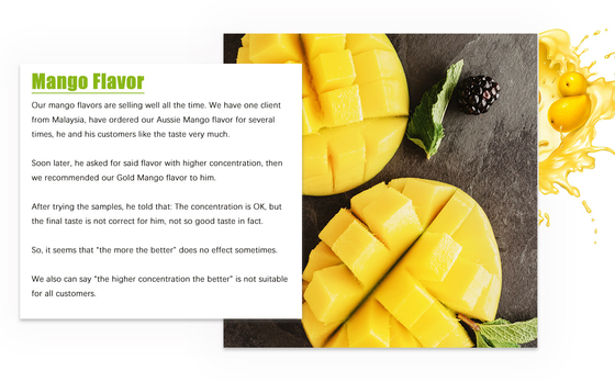 Mango Flavor/Gold Mango/ICE Mango Series voor vape sap uit Taima