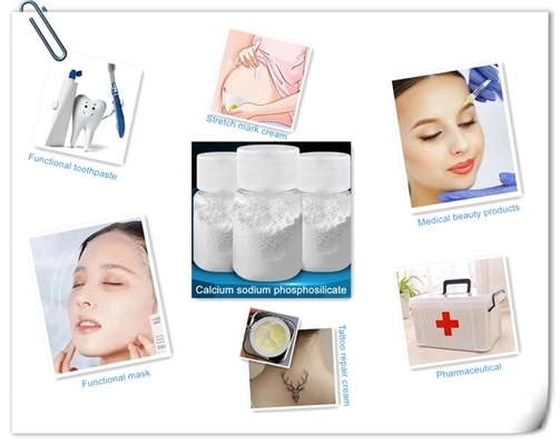 Natrium Calcium Fosfasilicaat Bioactief Glaspoeder Voor Tandpasta Calcium Natrium Fosfasilicaat Tandgevoeligheid