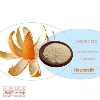 98% Hesperetine Poeder Cas 520-33-2 Hesperetine Geëxtraheerd Uit Gedroogde Sinaasappelschil