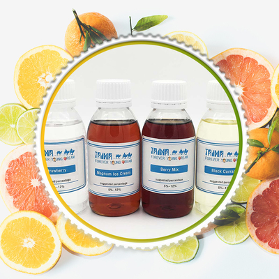 Raspberry Fruit Vape Juice Aroma's met primaire smaak Raspberry Veilige levensduur 2 jaar in ISO 7 Cleanroom