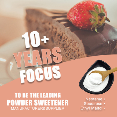 Advantame zoetstofpoeder 20000x sucrose voor voedingsmiddelen en dranken