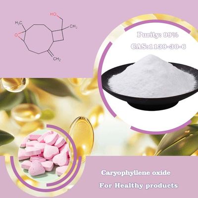 99% Pure Caryophyllene Oxide White Powder Soluble in Water for Flavor & Fragrance and Cooling Agent Applications