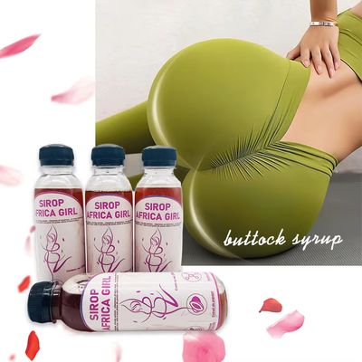 99% Pure Natural Buttock Enhancement Syrup Enlarged Buttocks Beverage with 24 Months Shelf Life in 250ml/500ml Bottle