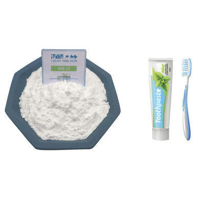 Voor cosmetische en voedingsmiddelen bestemd koelmiddel WS-12 met langdurig koeleffect en hittebestendig tot 200 °C