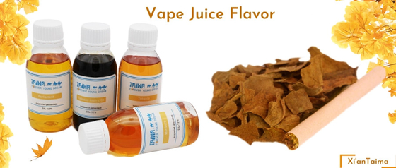 125ML Vape Juice Tabaksmaak voor E-Liquid USP Grade