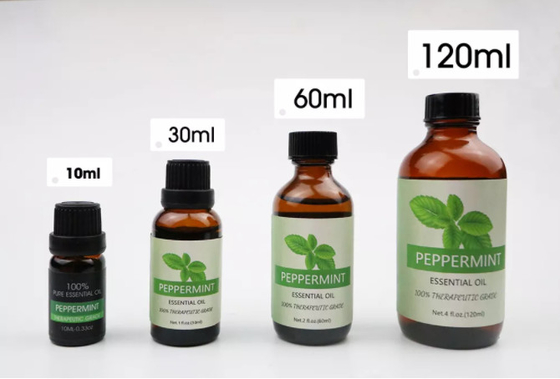 ODM 100% natuurlijke essentiële olie van pepermunt voor huidverzorging