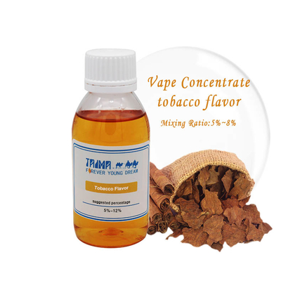 5% - 12% Gemengde Verhouding Tabak Vape Juice Smaakstoffen Voeg Verhouding 5%-12% Nicotine Type Freebase
