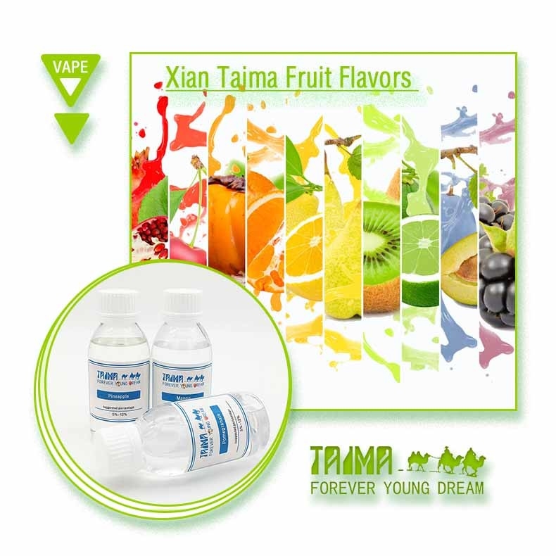 Xi An Taima 1000 Geconcentreerde Fruit Smaakstoffen Mint Smaakstoffen Voor E-Liquid Verkoop