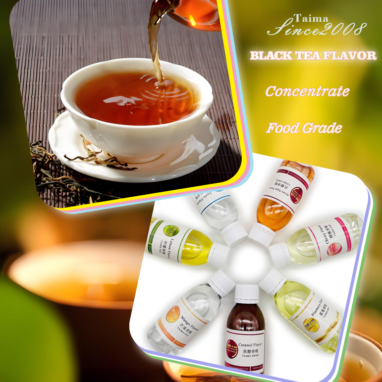 Geconcentreerde zwarte thee smaak voor e-liquid vape sap