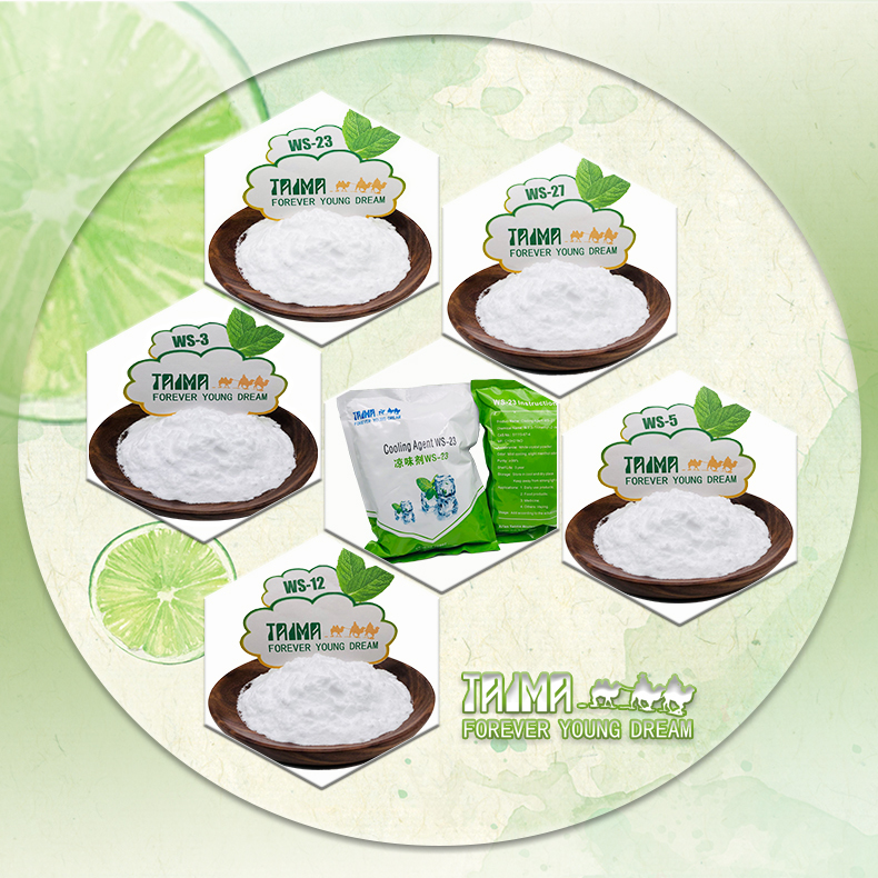 WS-3 Koolada koelingsmiddelpoeder voor cosmetica en vape vloeistof