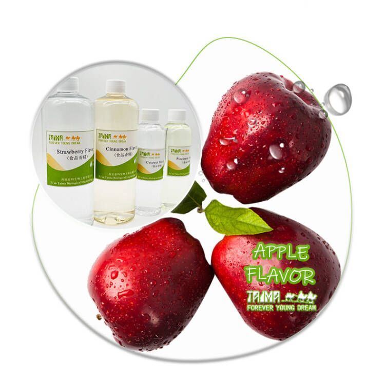 Food Grade Apple Flavor Liquid with 99% Purity and 3 Years Shelf Life for Beverages and Baking