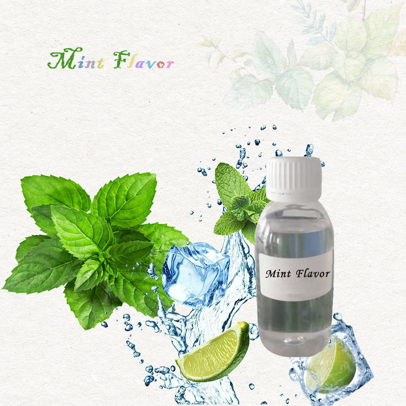 USP/Food Grade Lemon Mint Flavor Concentrate met koele muntgeur Losbaar in PG/VG voor E-Liquid