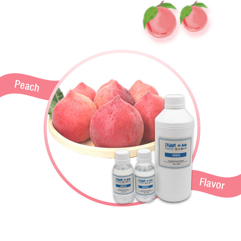125 ml/fles Perzik Fruit Vape Sap Smaken Kleurloze vloeistof