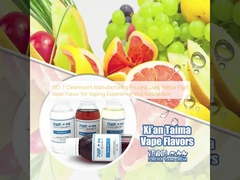 ISO 7 Cleanroom Productieproces Donkergele Fruit Vape Smaak voor Vape-ervaring en Tevredenheid